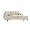 Ecksofa mit Schlaffunktion LEO Breite: 213 cm Creme
