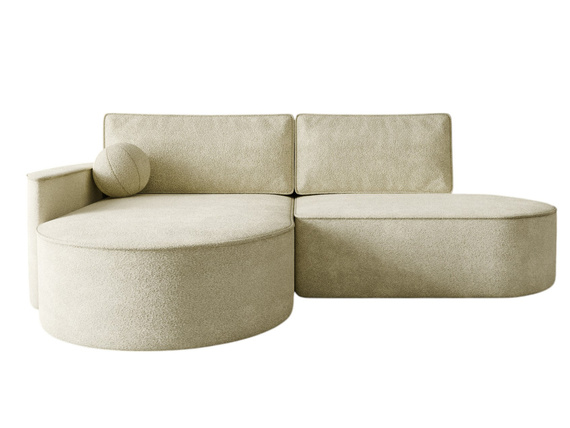 Designer Ecksofa L Premium Komfort in L Form Creme MORENO