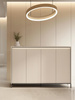 Kommode mit Lamellen Beige FLORE