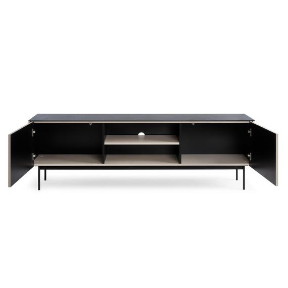 TV-Schrank Kaschmir elegant gerillte Front OMBIS