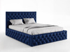 Stauraumbett Blau 120x200 LUCIA Elegant design
