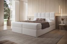 Schlafkomfort Boxspringbett 120x200 Weiß PUENTE