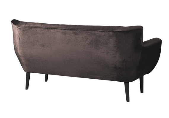 Sofa mit hohen Beinen TULIO Breite: 160 Braun