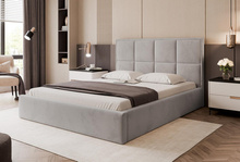 Klassisch Polterbett Grau 160x200