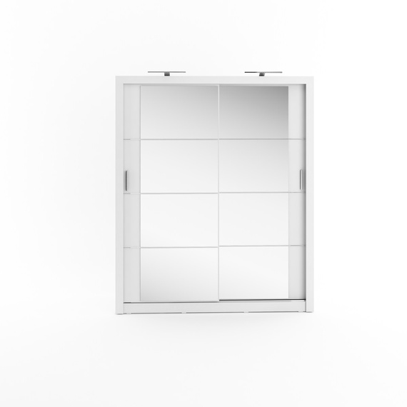 Mehrweckschrank mit Spiegel ARTI 03 Weiß