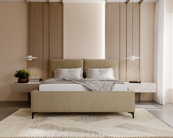 LEO Füße aus Metall, Elegant und modern Cordstoff oder Velvet
