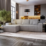 Ecksofa L-form MALAG Grau