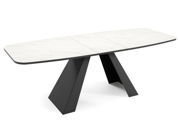 Elegant Esstisch 160 weiß Marmor LENO