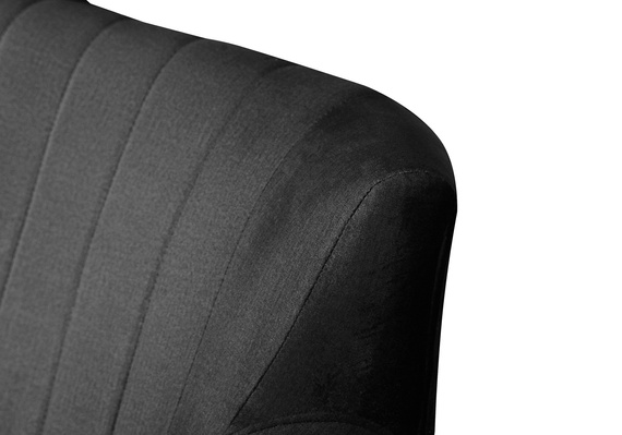 2 Sitzer Sofa für das Wartezimmer TULIO GRAPHIT 