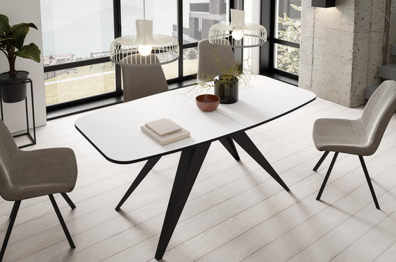 Ausziehtisch 180 cm Weiß LENO