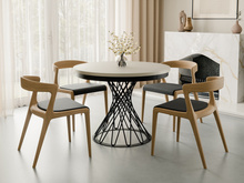 Modern Esstisch ausziehbar 100-140 Kaschmir LUKO