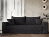 Modern cordstoff Schlafsofa schwarz CORDI