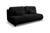 2 Sitzer Schlafsofa ohne Armlehnen schwarz NEO