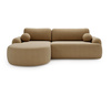 Modernes Ecksofa mit Schlaffunktion L Form OLIO Beige