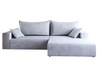 Modernes Ecksofa 240 cm breit mit Schlaffunktion Grau ARNO 