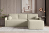 Eckcouch mit Schlaffunktion MODERNA Beige