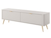 TV Tisch beige mit goldenen griffen BELLO