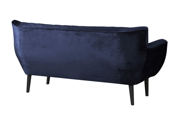 Sofa mit hohen Beinen TULIO BLAU