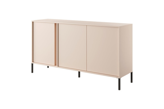 Sideboard dreitürig led NINA Beige