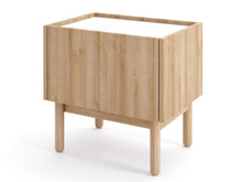 Nachtisch mit Schublade Scandi POP Eiche riviera