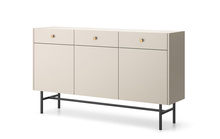 Hochkommoden mit 3 Schubladen und 3 Türen Beige DAVS