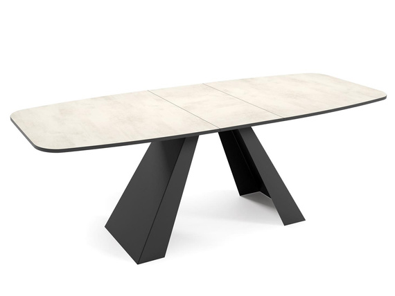 Modern Esstisch 180 weiß Beton LENO