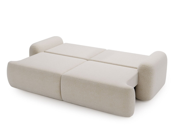 Schlafsofa designer Bouclé Weiß TEDI