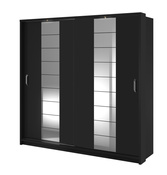 Schwebetürenschrank ARTI 14 Schwarz