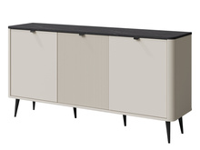 Sideboard mit Lamellen LILIA Kaschmir + Graphit