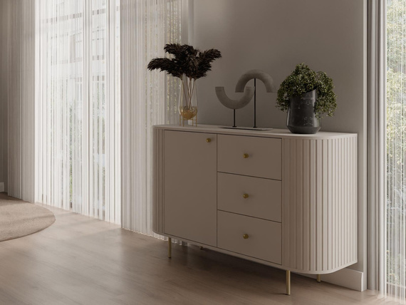 Modische beige Kommode für den eleganten flur OVI