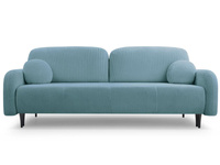 Sofa cord mit Bettkasten CLOUD Blau
