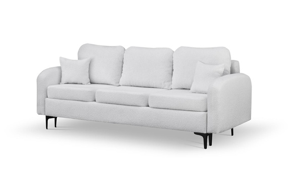 Sofa mit Schlaffunktion 228 cm breit BELLA Rot