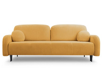 Sofa cord mit Bettkasten CLOUD Gelb