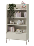 Bücherregal für Kinderzimmer mit Schublade JUNA Caschmir
