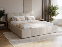 Polsterbett Designbett LARAS 180x200 Beige