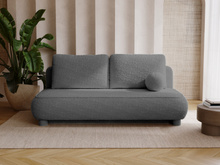 Sofa ohne Armlehnen, moderne runde Form, Moderne Couch
