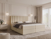 Boxspringbett mit topper 140x200 hellbeige MEL