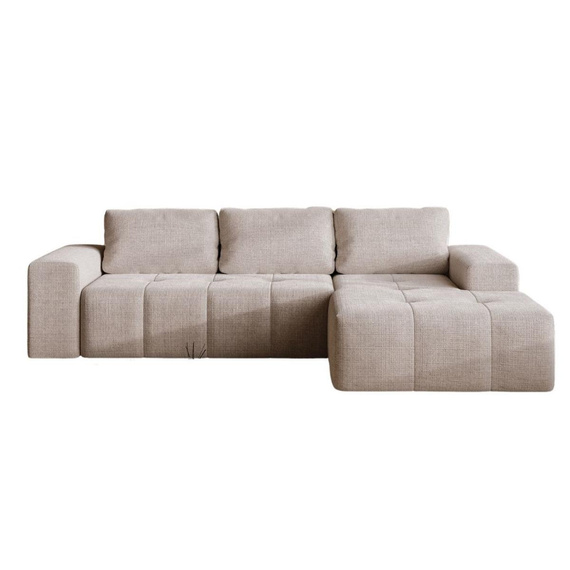 Komfortable Eckcouch Beige  SENZA