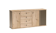 Schubkastenkommode mit 4 Schubladen BORDO Eiche Artisan