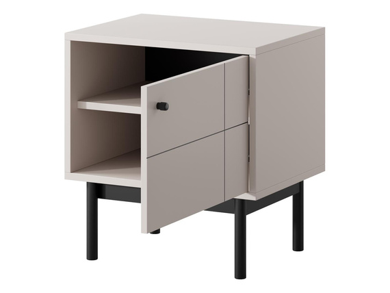 Modern Nachtschrank mit Schublade Kaschmir LONDON
