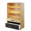 Regal mit 2 Schubladen mit LED-Beleuchtung BOB