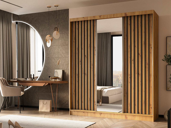 Schwebetürenschrank für das Schlafzimmer VENTURA Artisan
