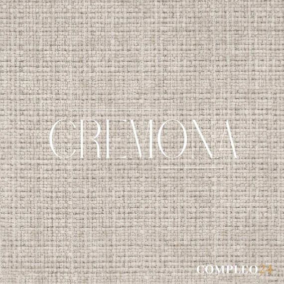 Bubble Design Gepolstertes Bett 140x200 Creme Chenille HERME