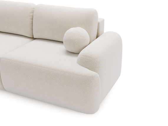 Bequemes Schlafsofa modern Weiß OLIO