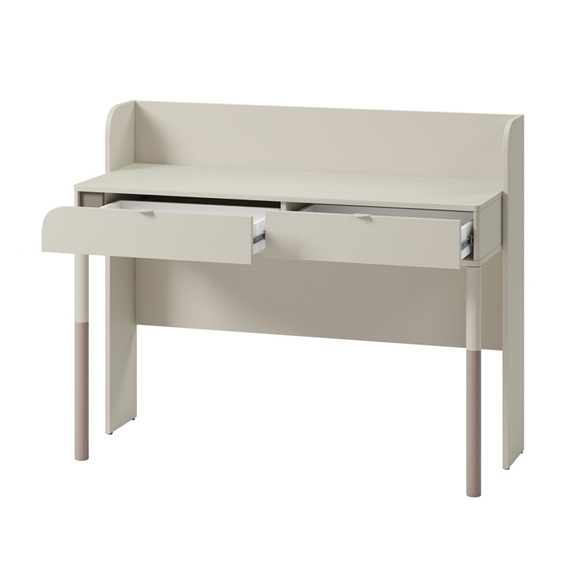 Moderne Schreibtisch JUNA mit 2 Schubladen Breite 122 cm