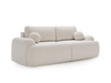 Schlafcouch mit runden Armlehnen Beige OLIO
