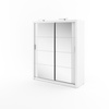 Mehrweckschrank mit Spiegel ARTI 03 Weiß