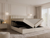 Beige Elegant Boxspringbett mit topper 120x200 MEL