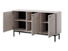 Kommode schmal mit 3 Türen LONDON Eiche linea