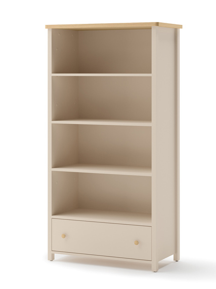 Bücherregal mit Schublade Beige SONYS